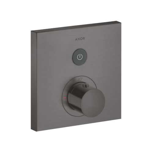 AXOR-HG-AXOR-ShowerSelect-Thermostat-Unterputz-eckig-fuer-1-Verbraucher-Brushed-Black-Chrome-36714340 gallery number 1